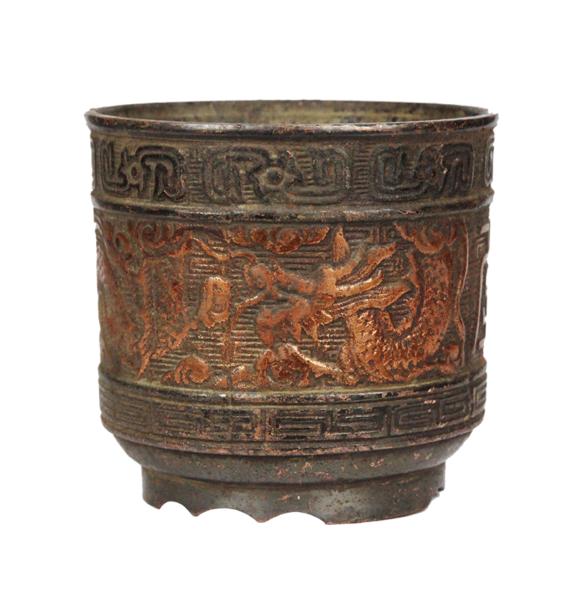 現代銅工藝雕塑品 近代收藏品