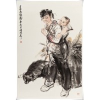 守望 趙晨作品 國(guó)畫