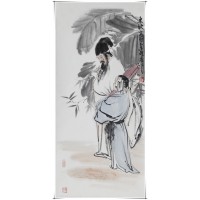 東坡覓句圖 國畫