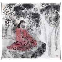 達摩師祖  國畫