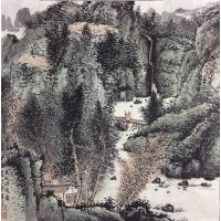 策杖訪友圖 國畫收藏