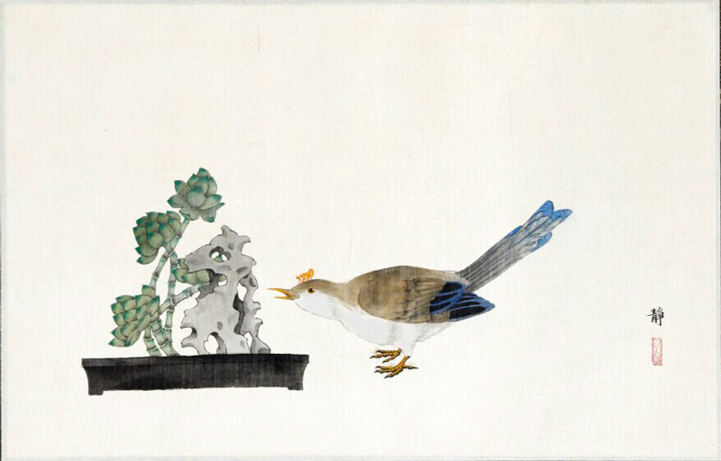 畫家顧靜 國畫欣賞