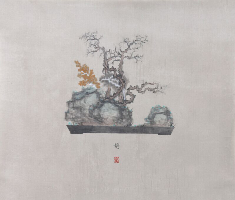 藝術家顧靜國畫