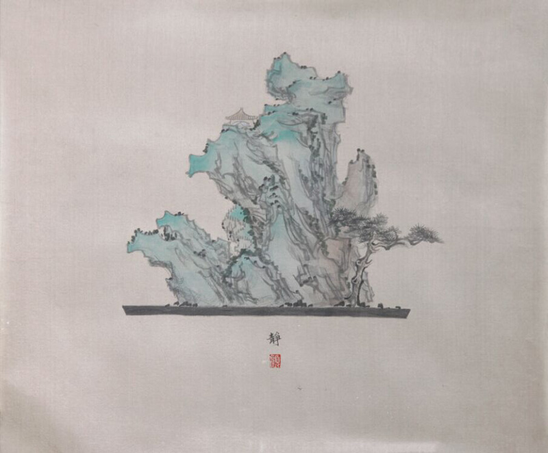 藝術家顧靜國畫