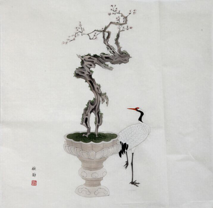 藝術(shù)家顧靜國(guó)畫