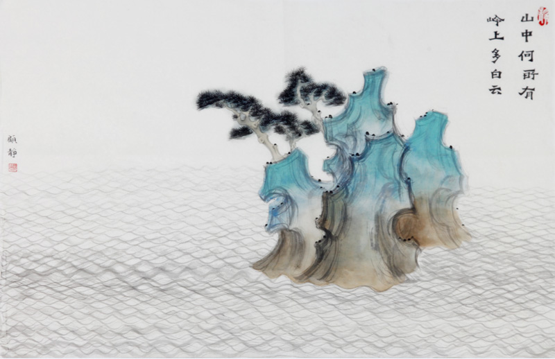 藝術家顧靜國畫