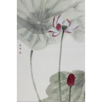 荷塘清趣之三 國畫 珍井文博館