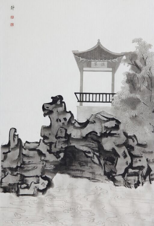 藝術(shù)家顧靜國畫