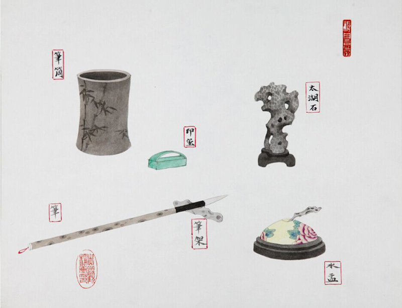 藝術(shù)家顧靜國畫