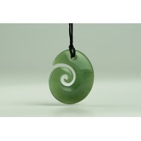 新西蘭魔玉（碧玉）圓形吊墜