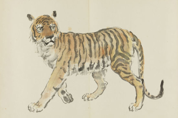 徐悲鴻睿智生趣的《十二生肖冊》