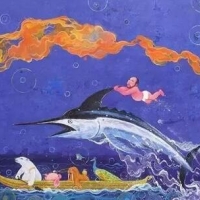 浮游—鐘慶個展，畫中的輕盈值得細細品味