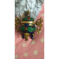 清代法藍彩乾隆年制