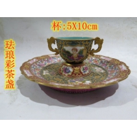琺瑯彩茶盞