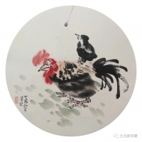 大寫吉祥丨呂蘭堂乙亥年雞畫小品精選