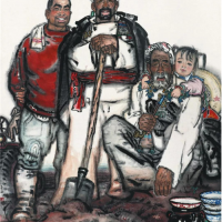 劉文西：被譽(yù)為國(guó)畫大師，他畫的一幅畫